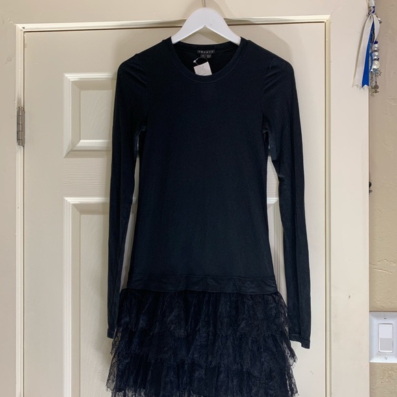Theory archangel ruffle dress nwot - Picture 2 of 5